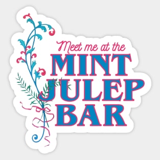 Mint Julep Bar Sticker